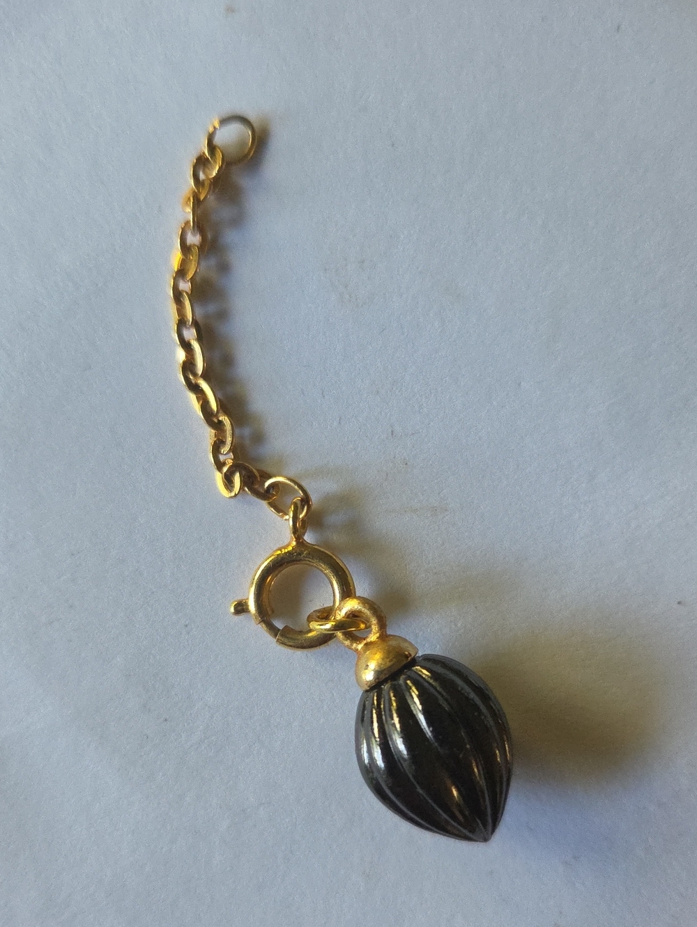 Vintage Joan Rivers Egg Charm With Chain